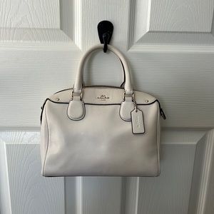 White coach crossbody purse